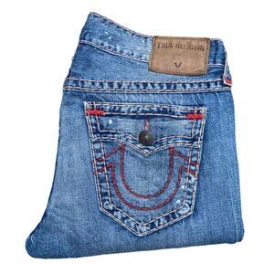 True Religion Jeans Size 36 RICKY FLAP T Blue